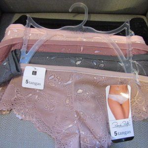 Rene rofe set of 5 panties